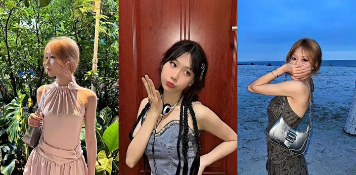 深圳高颜值气质女大学生 风格百变多样眼镜妹边草边抽打