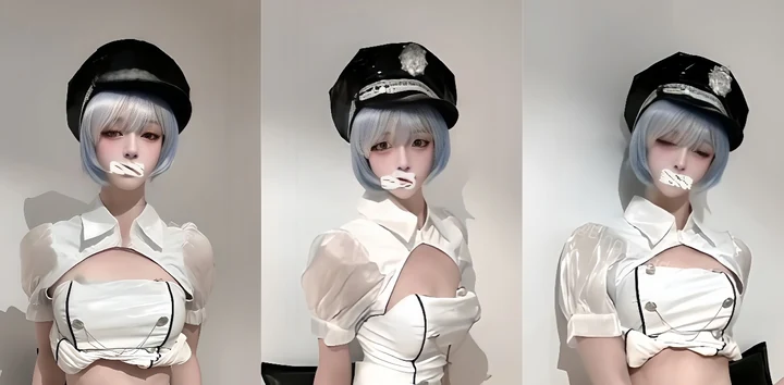 颜值福利姬 饼饼大王 cos雷姆私拍 曼妙曲线性感露点 摆弄翘臀玉手自慰 实在香艳！
